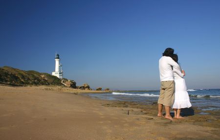 All Couples Love Beachesの写真素材