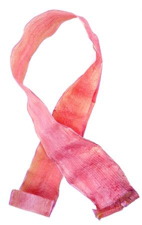 The Red Ribbon, the global symbol for solidarity with HIV positive and people living with AIDS の写真素材