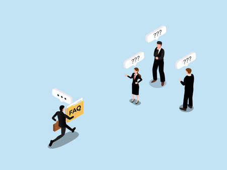 Help, instruction and support information isometric 3d vector illustration conceptのイラスト素材