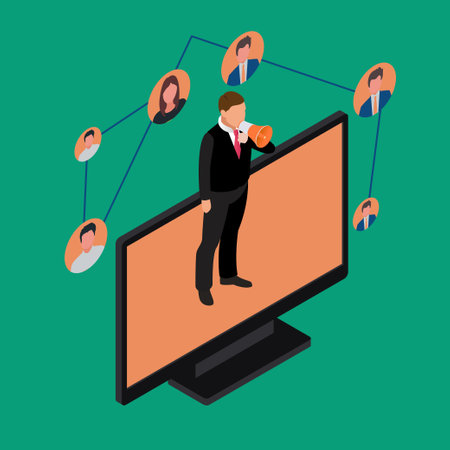 Searching for new employees. Recruitment agency. Headhunters 3d vector illustration concept for banner, website, illustration, landing page, flyer, etcのイラスト素材