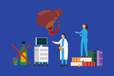 Avoiding alcohol for healthy kidney 2d vector illustration concept for banner, website, illustration, landing page, flyer, etcのイラスト素材