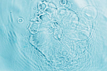 SPA background blue water splash wave template for advertising cosmetic products for body and face...