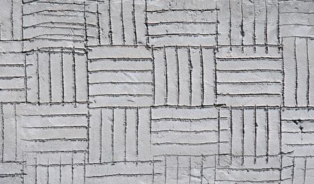 Rough-casting with rectangular patternの写真素材