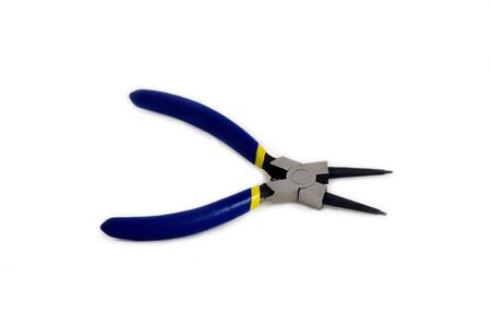 Isolated pliers on white backgroundの写真素材