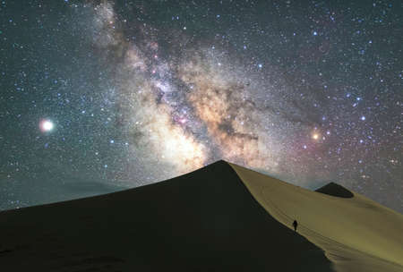 China Inner Mongolia Starry Sky Galaxy Photo Map