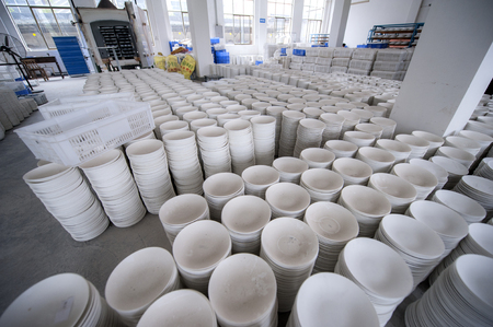 Jingdezhen ceramics in jingdezhen, jiangxi province, Chinaのeditorial素材