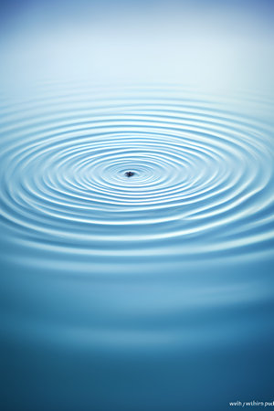 Water ripples background. Ripples in water. Vector illustration.の素材