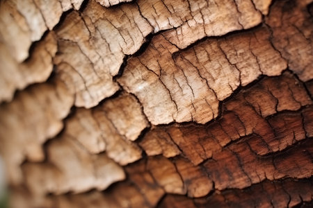 Close up of old tree bark texture. Abstract background and texture for design.の素材