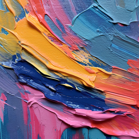 Abstract art background. Hand-painted background. SELF MADE.の素材