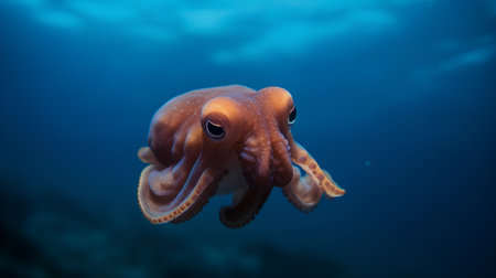 Octopus in the Red Sea, Egypt. Close-up.の素材