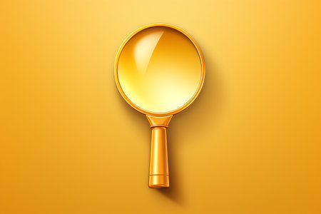 Realistic Detailed 3d Spoon Icon on Yellow Background. Vectorの素材