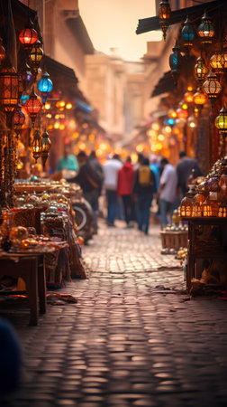 Grand Bazaar in Dubai, United Arab Emiratesの素材