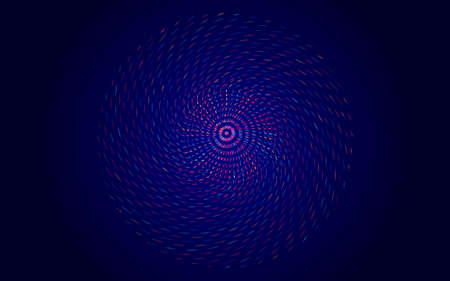 Science and technology abstract creative annual meeting background linear future particle material posterのイラスト素材