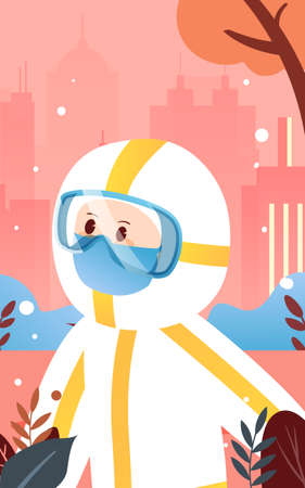 Doctors on the run to fight covid-19, vector illustrationのイラスト素材