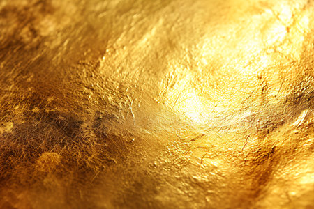 Gold background or texture and gradients shadow. Abstract golden background.の素材
