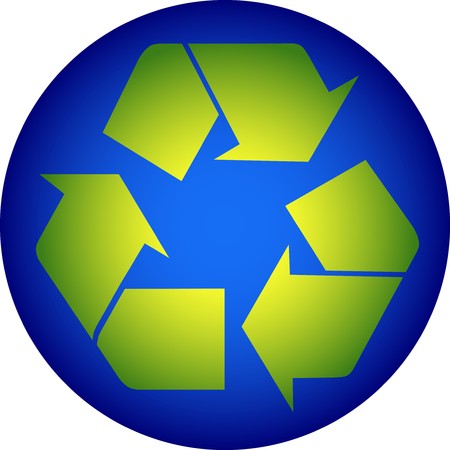 recycling symbolのイラスト素材