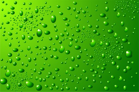 green water drops background のイラスト素材
