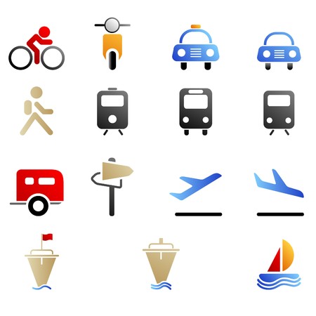 Media and Publishing iconsのイラスト素材