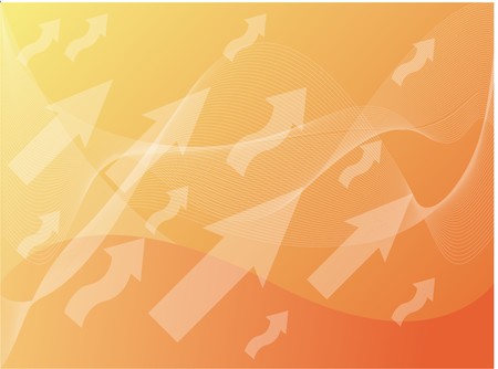 orange growth backgroundのイラスト素材