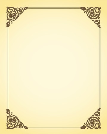 decorative frameのイラスト素材