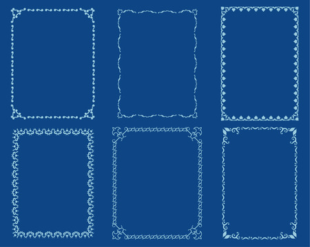 decorative frame setのイラスト素材