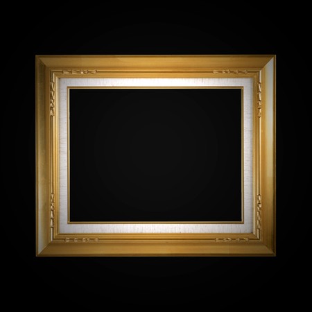  Old gold wooden frame 