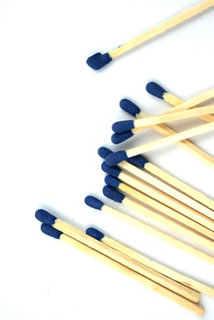 Pile of matches on white for you 