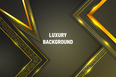 modern black and gold background luxury with elementのイラスト素材