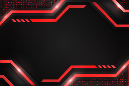 modern background red with elementのイラスト素材