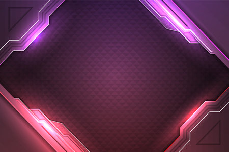 modern background red and purple with elementのイラスト素材