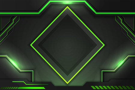 modern background green with elementのイラスト素材