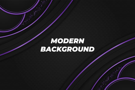 Modern background black and red with elementのイラスト素材