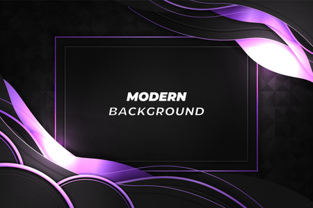 Modern luxury background black and purple with elementのイラスト素材