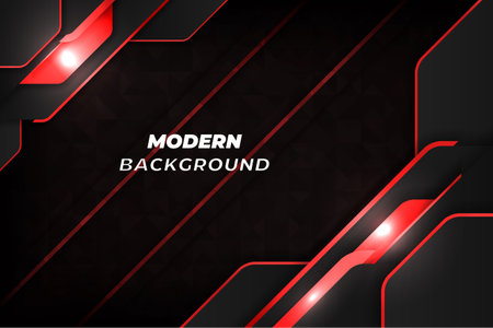 Modern luxury background black and red with elementのイラスト素材