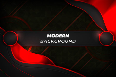 Modern luxury background black and red with elementのイラスト素材