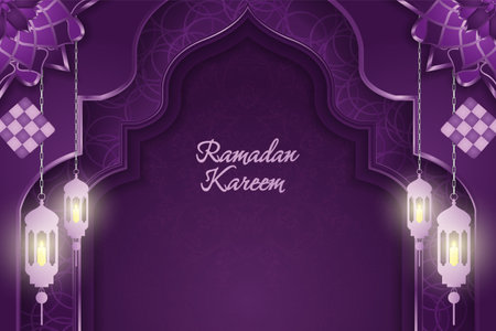 Ramadan Kareem Background Designのイラスト素材
