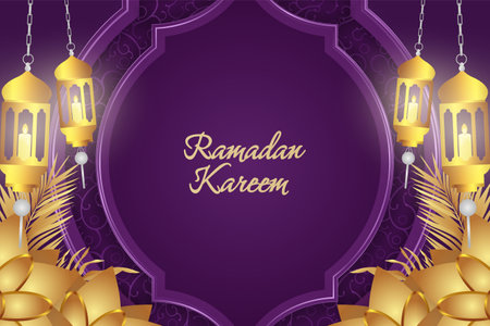 Ramadan Kareem Background Designのイラスト素材