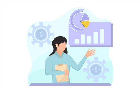 Finance Flat Designのイラスト素材