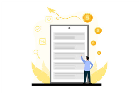 E Commerce Flat Designのイラスト素材