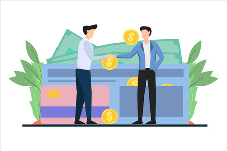 Finance Flat Designのイラスト素材