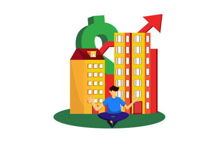 Real Estate Flat Designのイラスト素材