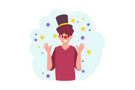 April Fools Flat Designのイラスト素材