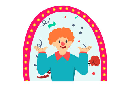 April Fools Flat Designのイラスト素材