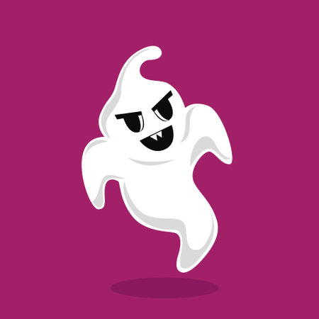 Monster Ghost Character Design Illustrationのイラスト素材