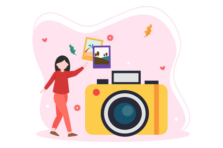 Holiday Scene Bundle Flat Designのイラスト素材