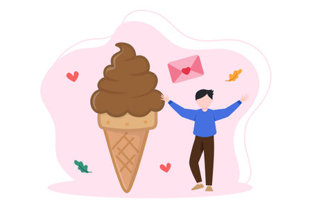 World Chocolate Day Flat Designのイラスト素材