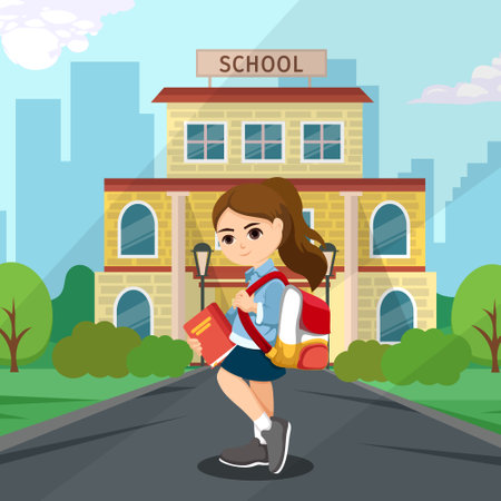 Back to School Design Illustrationのイラスト素材