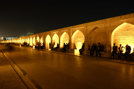 The Bridge the landmark of Isfahan ,Iranのeditorial素材