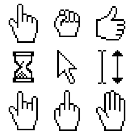 cursor setのイラスト素材