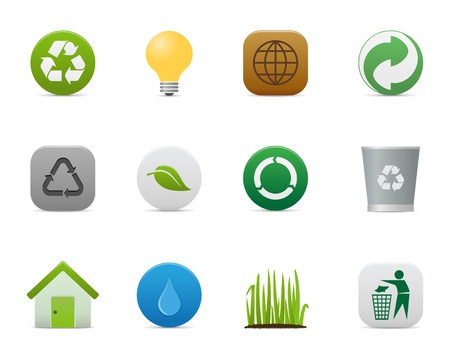 smooth series > recycling/environmental iconsのイラスト素材